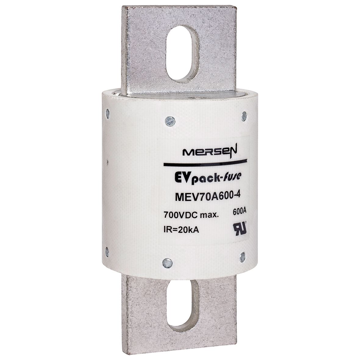 MEV70A600-4 - EVpack-fuse MEV70, 700 VDC Max., L/R ≤ 1ms,  600 A, Round Body Fuse